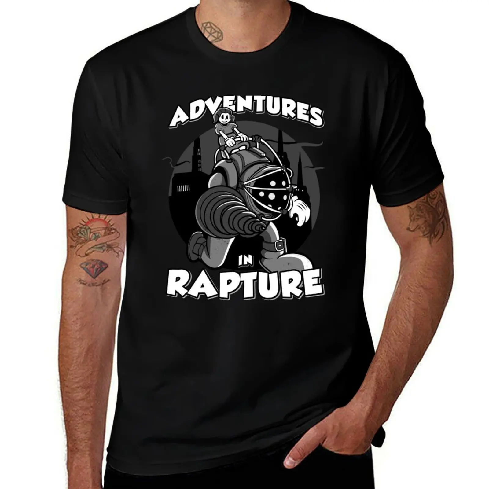 Adventures In Rapture - T-shirt de randonnée léger à thème rétro parodique
