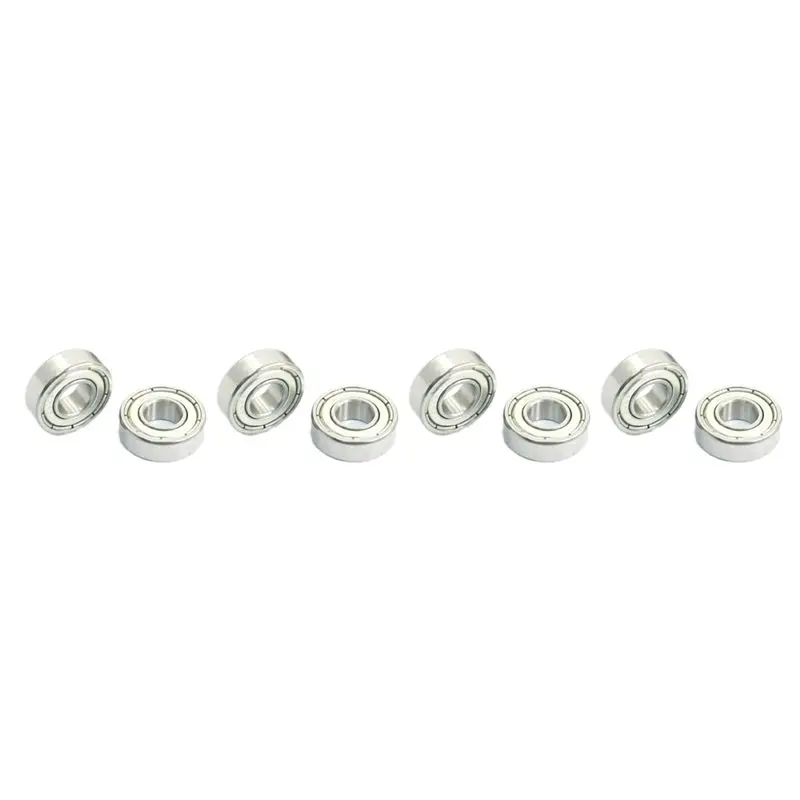 Rodamientos de bolas radiales de ranura profunda sellados de 8 mm x 19 mm x 6 mm, 698Z, 40 unidades