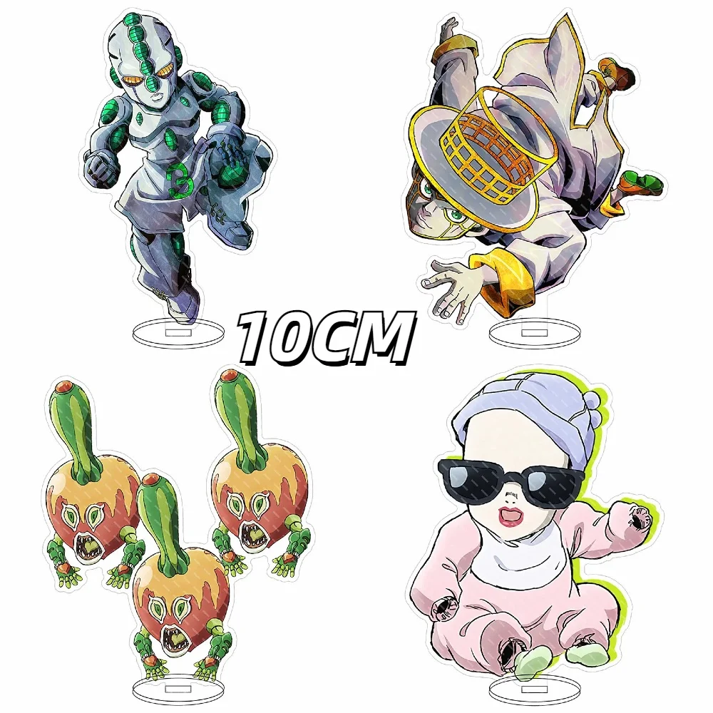 Anime acrylic figures JoJo's Bizarre AdventureBig stand Oriental Warsuke Hirose Kanghong Village Yitai tabletop fans gifts 10CM