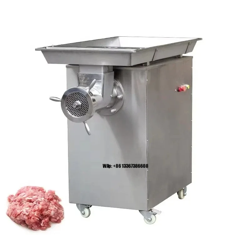 Industrial Frozen Meat Processing Machinery Mincer Block Machine