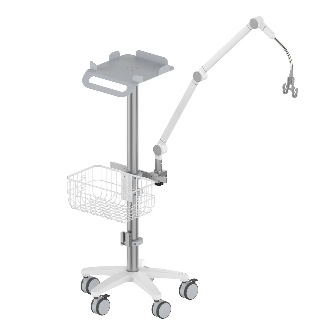 

Hospital Abs Breathing Machine Cart Laptop Patientor Trolley Stand