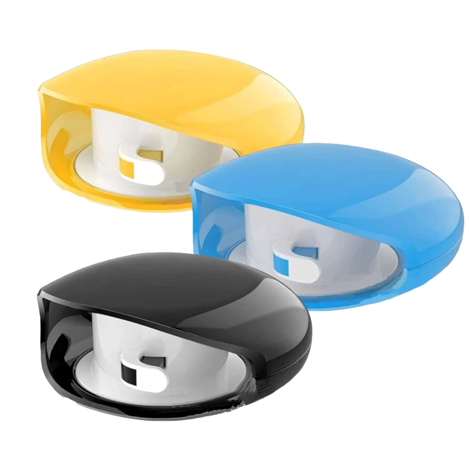 3Pcs Phone Cords Winder Easy-Access Solution Portable Organization Case High quality ABS Material, - for Cable