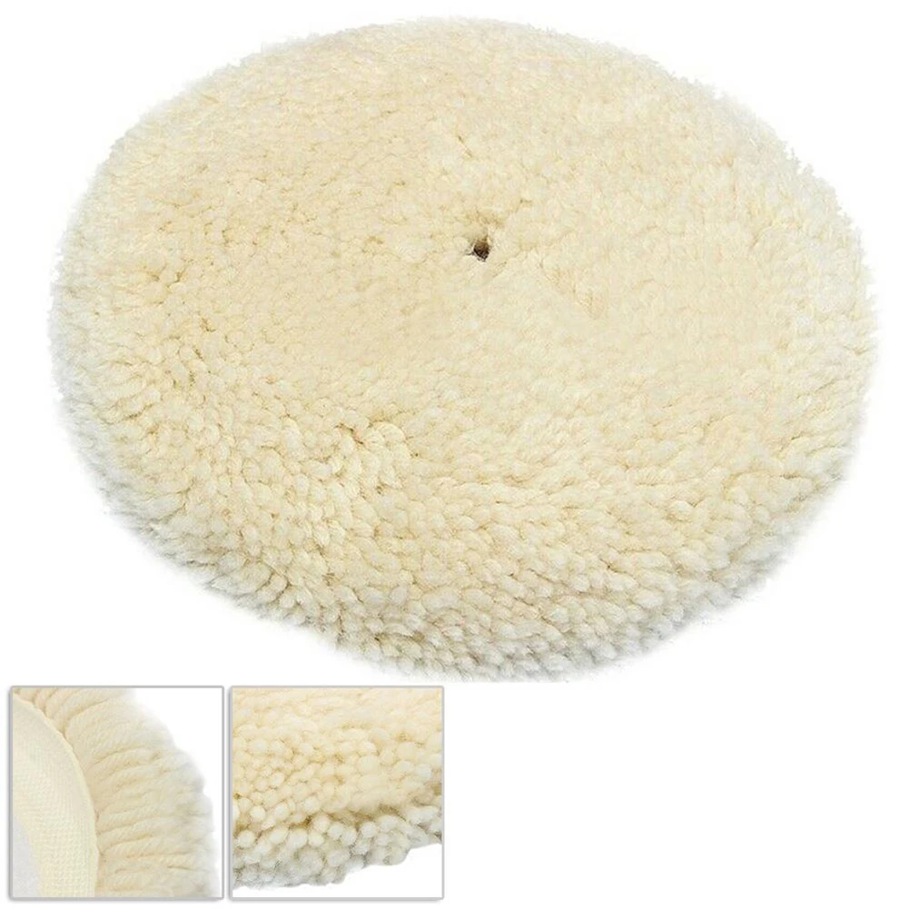 

Wool Polishing Pad Buffing Grinding Wheel 7 Inch 180mm For Automobile Ships Polishing Machine Electric Grinder Tool Accessories
