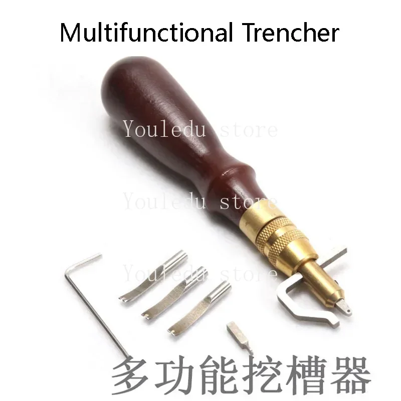 

Grooving Device DIY Leather Tool For Processing the Edges of the Skin Leather Craft Stitching Hammer Fold Leather Working Tools