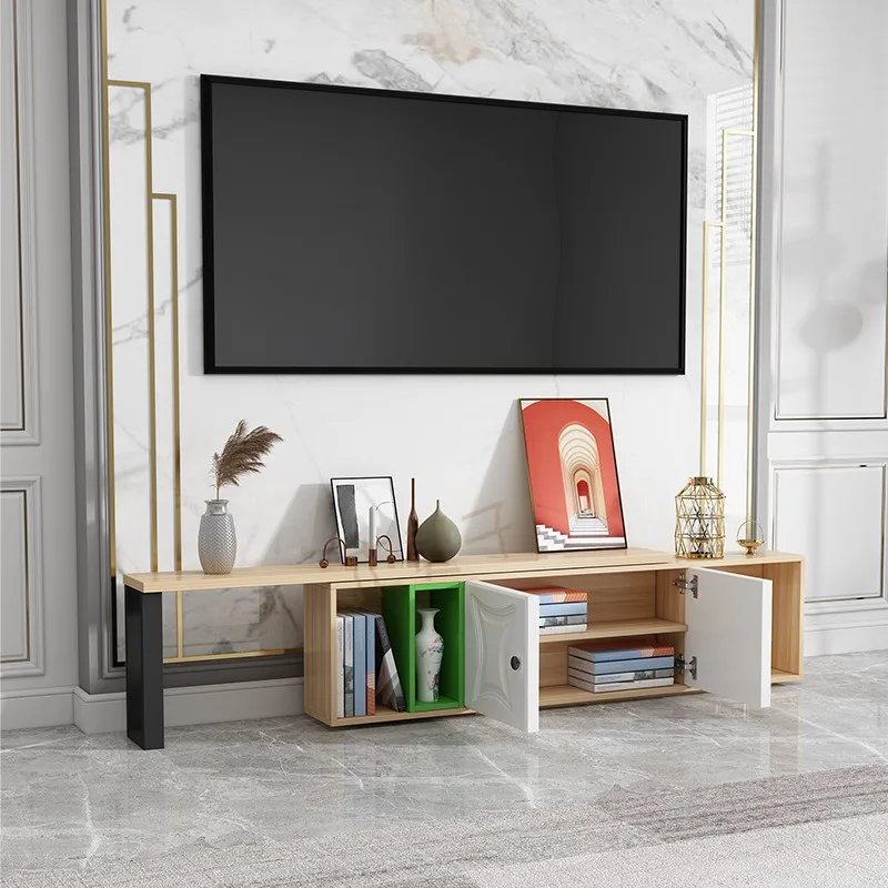 Ultra-narrow TV Cabinet, Telescopic Small Apartment, Extremely Floor-to-ceiling Small Rental House, Single Strip Width 20