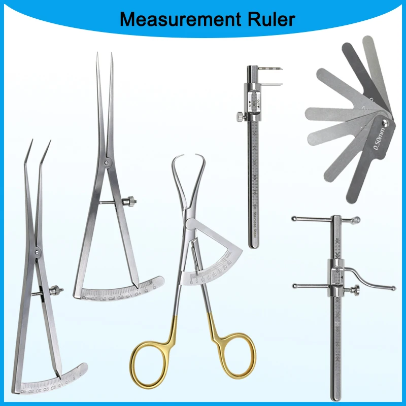 

Dentistry Implant Teeth Measuring Ruler Orthodontic Sliding Caliper Chin Indicator for Dental Clinic Use Dental Medical Tools