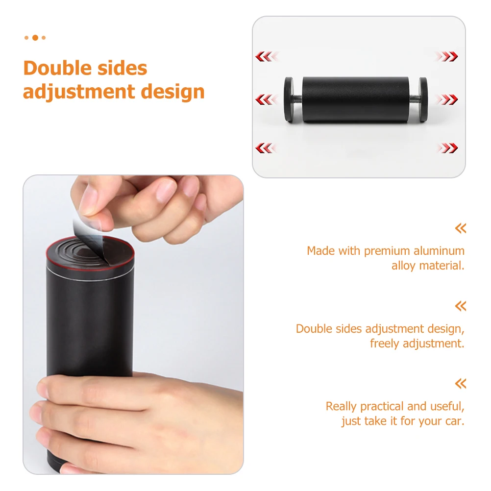

2pcs Aluminum Alloy Cabinet Bumpers Adjustable Bed Frame Protectors Wall Spacers for Beds Sofas Chairs Shockproof Silent Sturdy