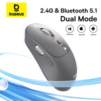 Baseus Wireless Mouse Editor Pro Bluetooth 5.1 Dual Mode Long Battery Life Rechargeable Office Ergonomic Screen Display Mouse