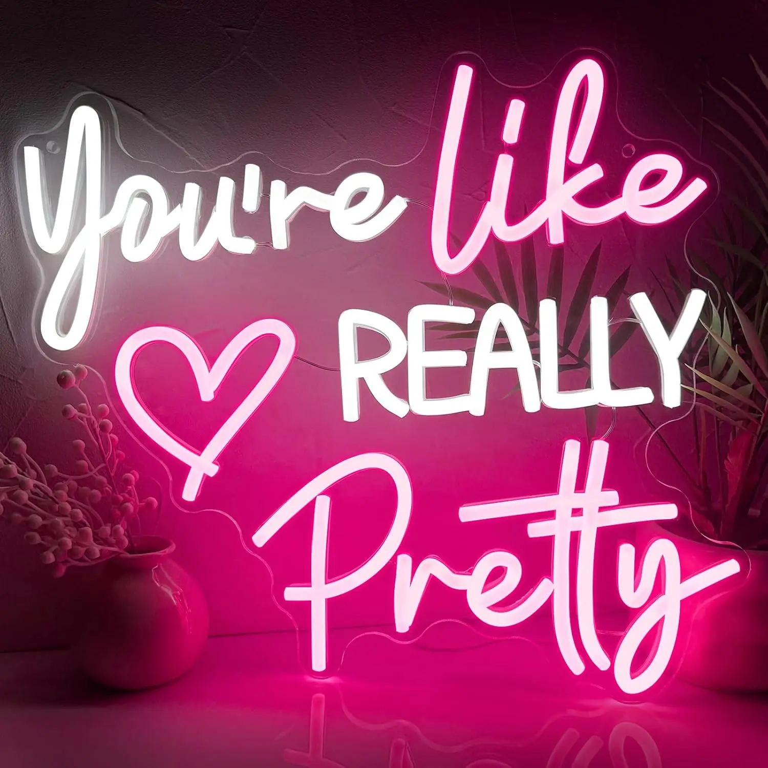 

You're Like Really Pretty Neon Sign USB LED Light for Wedding Bar Party Gaming Room Bedroom Decorations personnalisé Gift