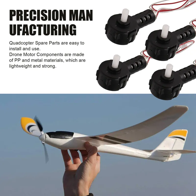 

4 шт. компоненты двигателя дрона DIY RC Drone Spart Запчасти для E88 E88pro P8 RC Drone Spart
