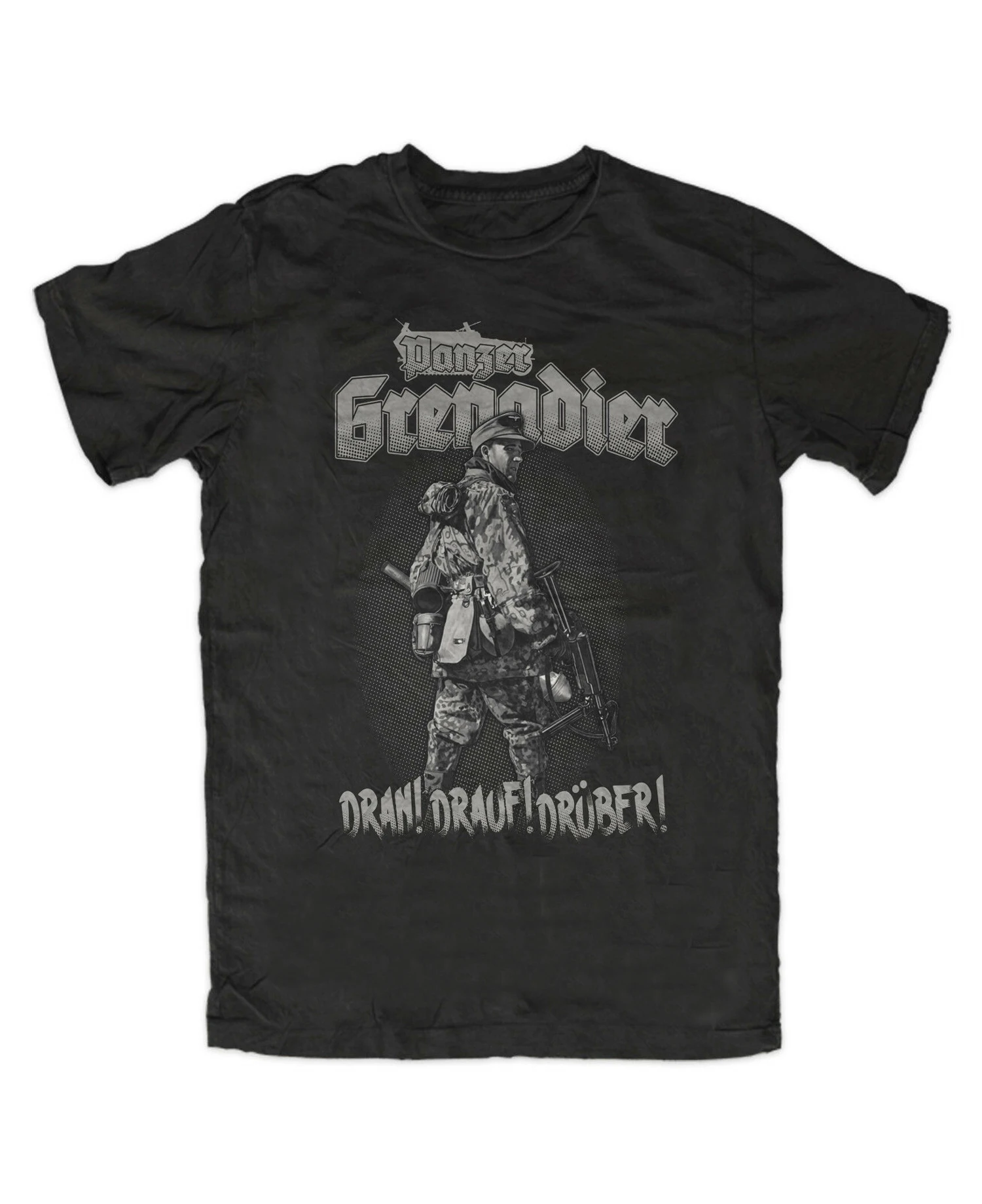 Panzer Grenadier M2 T-Shirt Panzer Drann Drauf Druber Cotton O-Neck Short Sleeve Men\'s T Shirt New Size S-3XL