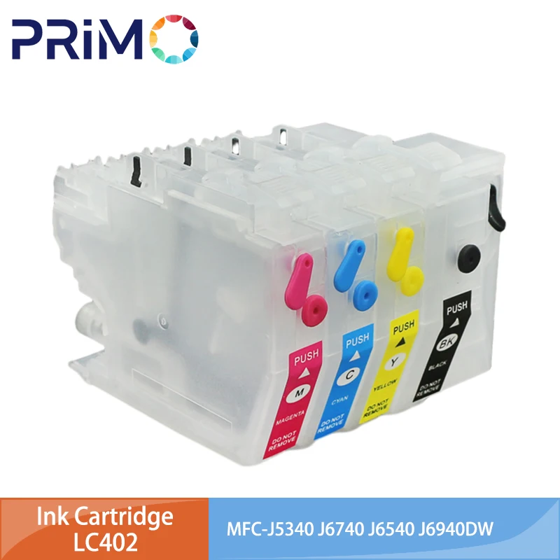 LC402 LC402XL Refillable Empty Ink Cartridge With Disposable Chip for For Brother MFC-J5340DW J6740DW J6540DW J6940DW J6955DW