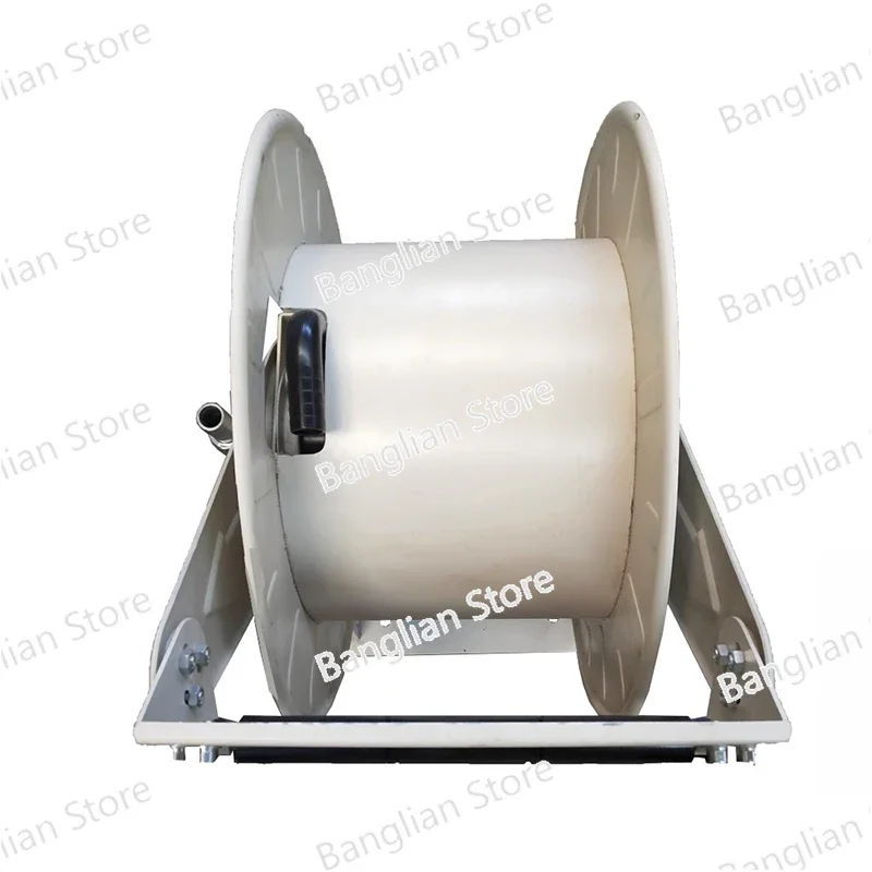 Fuel Hose Reel 10-25M Retractable Diesel Cord Reel W/ Automatic Refueling Gun for Garden Watering Car Tank Truck Washing