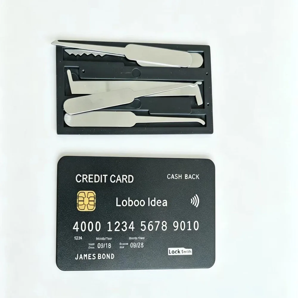 2026 Classic Portable Card Tool Box Upgrade And Thicken Hand Tool Essential for Locksmith Enthusiasts Lockpicking Lock Decoder