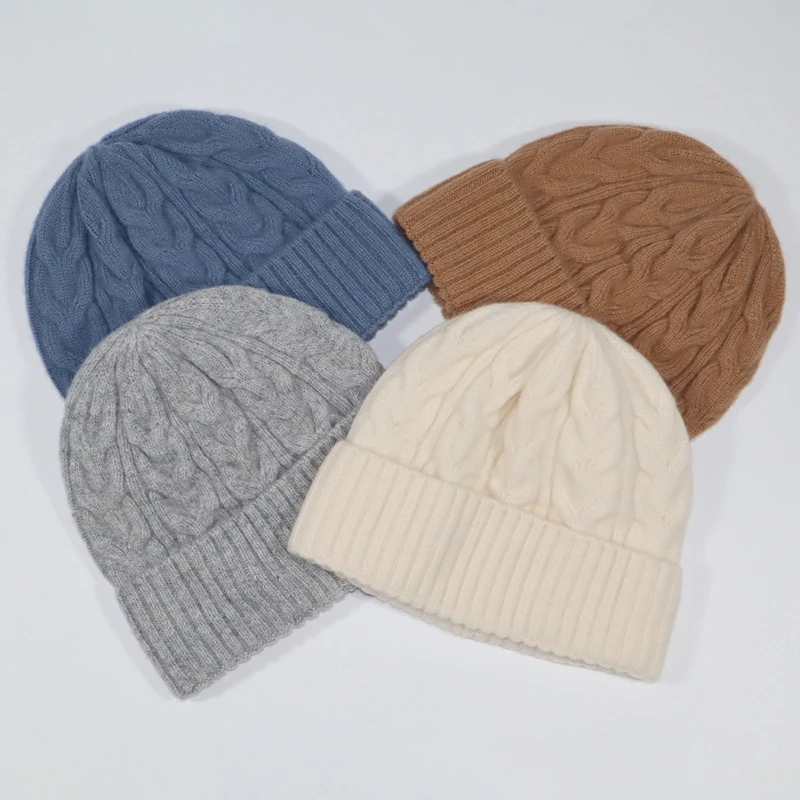 

Hat Men Women Winter Wool Knit Beanie Warm Accessory For Teenagers Autumn Cold Weather Skiing Sports Outdoor Holiday