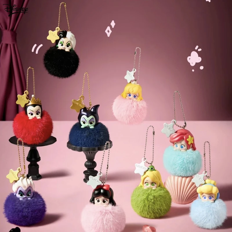 

2025 Disney Cartoon Princess And Villain Fantasy Blind Box Action Figure Ornament Female Pendant Decoration Valentine'S Day Gift