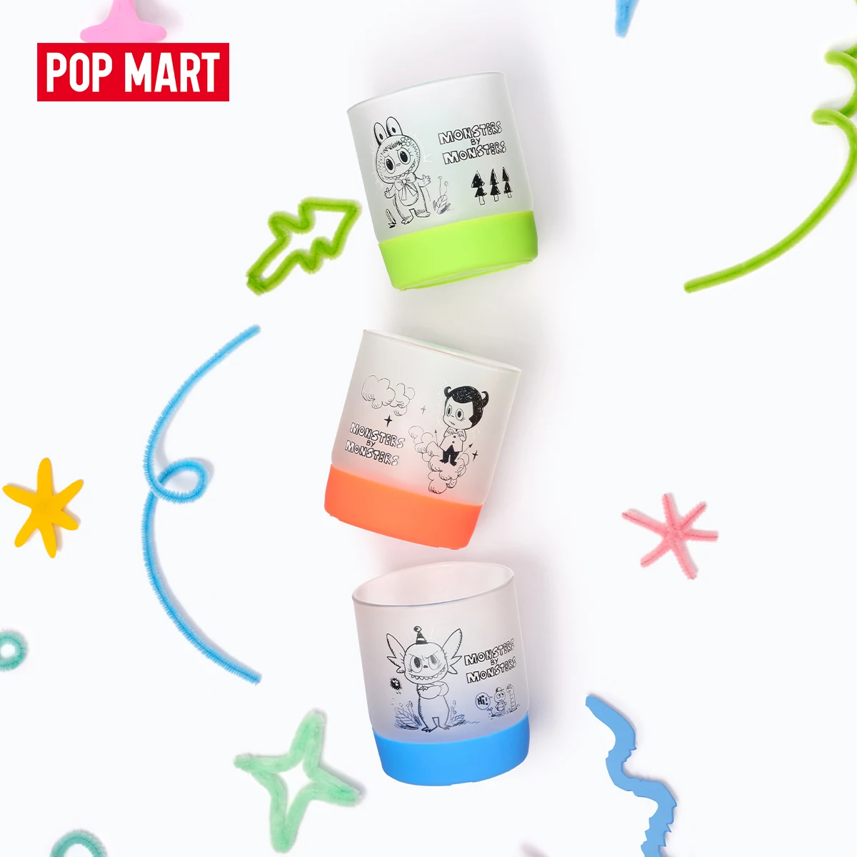 POP MART THE MONSTERS 10. Jubiläums-Serie Mini Cup Mystery Box 1 Stück/9 Stück POPMART Blind Box