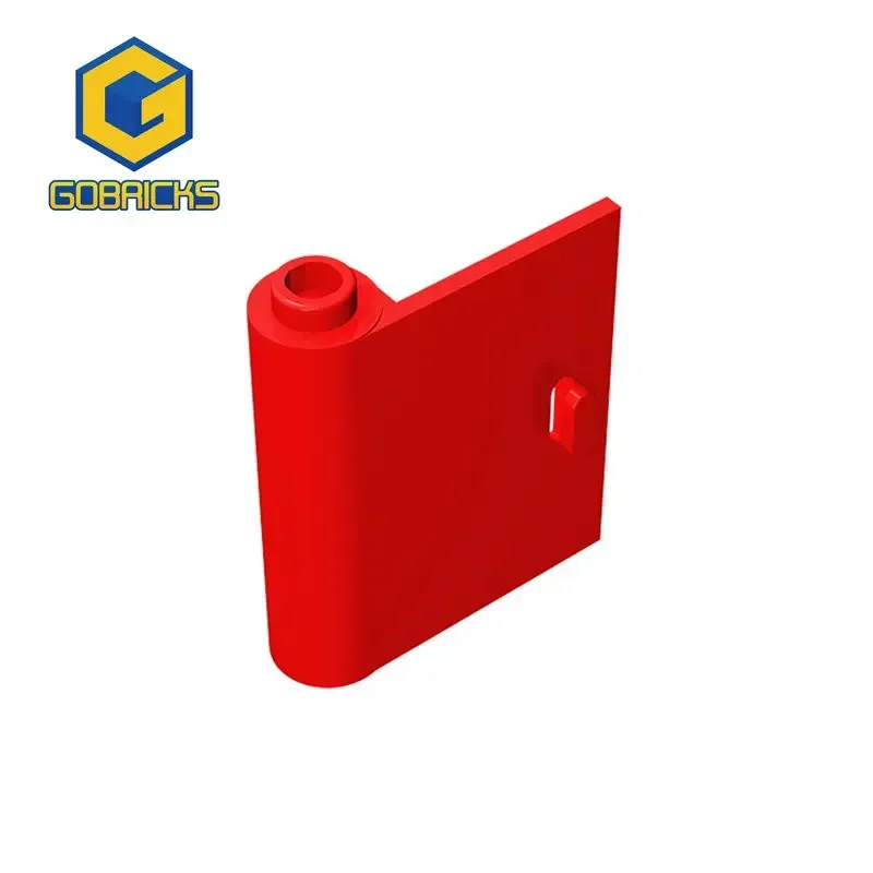

Gobricks 1 Pcs MOC Door 1 x 3 x 3 Left Bricks Compatible With 60658 Model Building Blocks Parts Kids DIY Assembly Puzzle Toys