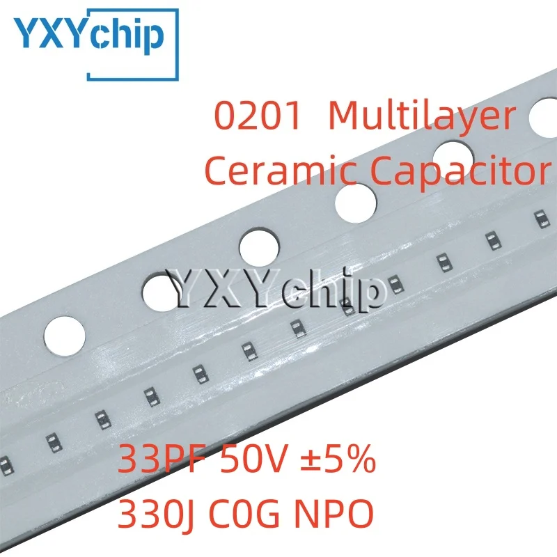100PCS 0201 33PF 50…