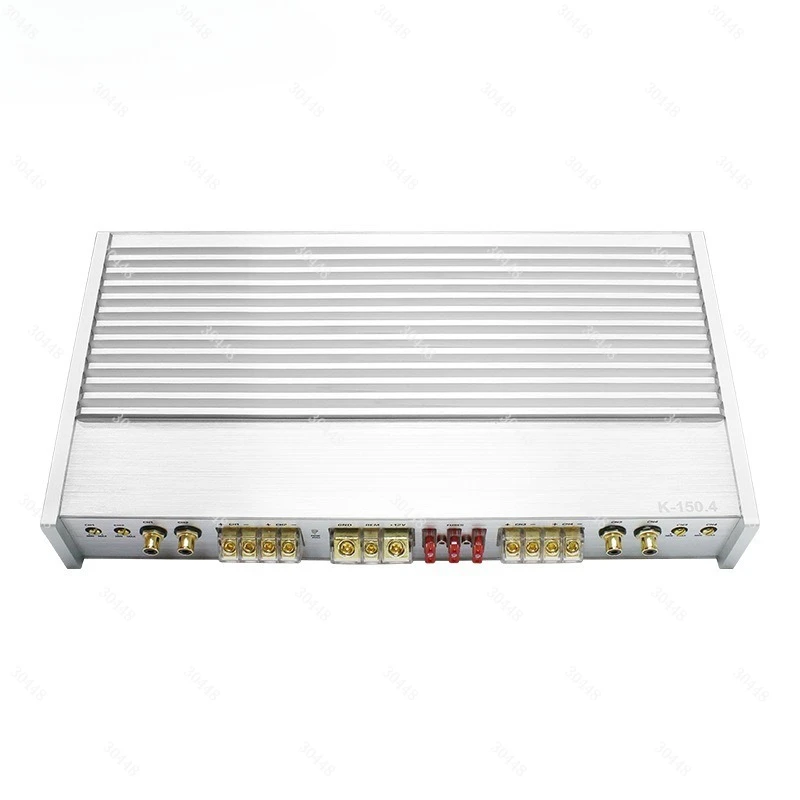 Автомобильный аудиоусилитель 4x150 Вт класса AB, 4-канальный стереоусилитель высокой мощности для модификации автомобиля