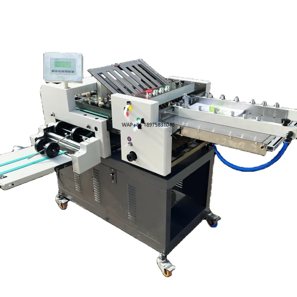 Fully Automatic Paper Folding Machine for Brochure Magazine Z Cardboard Tshirt