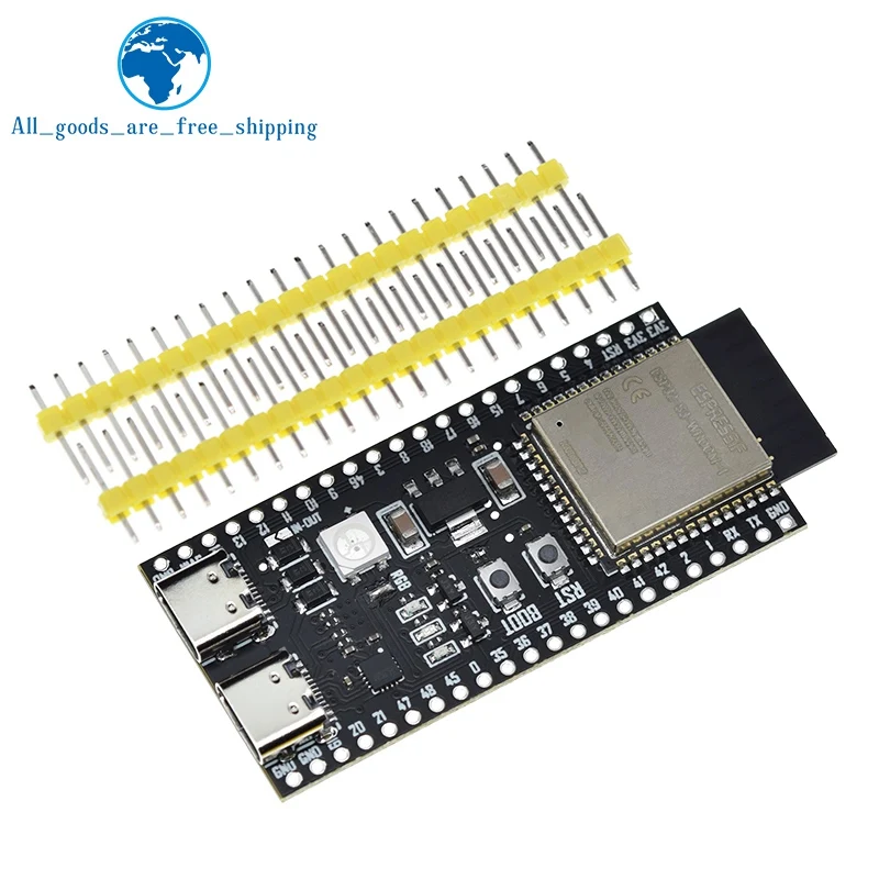 ESP32 WiFi+Bluetooth Internet Of Things Dual Type-C Board Core Board ESP32-S3-DevKitC-1 ESP32-S3 N16R8 For Arduino