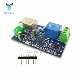 Modbus RTU Single Network Relay Module 32-bit MCU STM32F103C6T6 Onboard W5500 TCP/IP protocol Ethernet LAN Control 1 Way Output