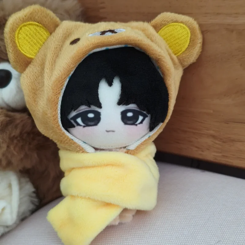 Only Clothes 10cm 13cm Cotton Doll Costume Cute Cartoon Rilakkuma Dress‑Up Outfit Plush Doll Clothing Accessory