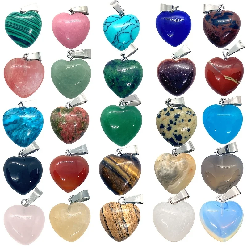 16x18 мм натуральный камень кулон в форме сердца черный агат розовый кварц тигровый глаз камень целебные ювелирные изделия кулон для DIY ожерелье аксессуары 16x18 мм натуральный камень кулон в форме сердца черный агат розовый кварц тигровый глаз камень целебные ювелирные изделия кулон для DIY ожерелье аксессуары