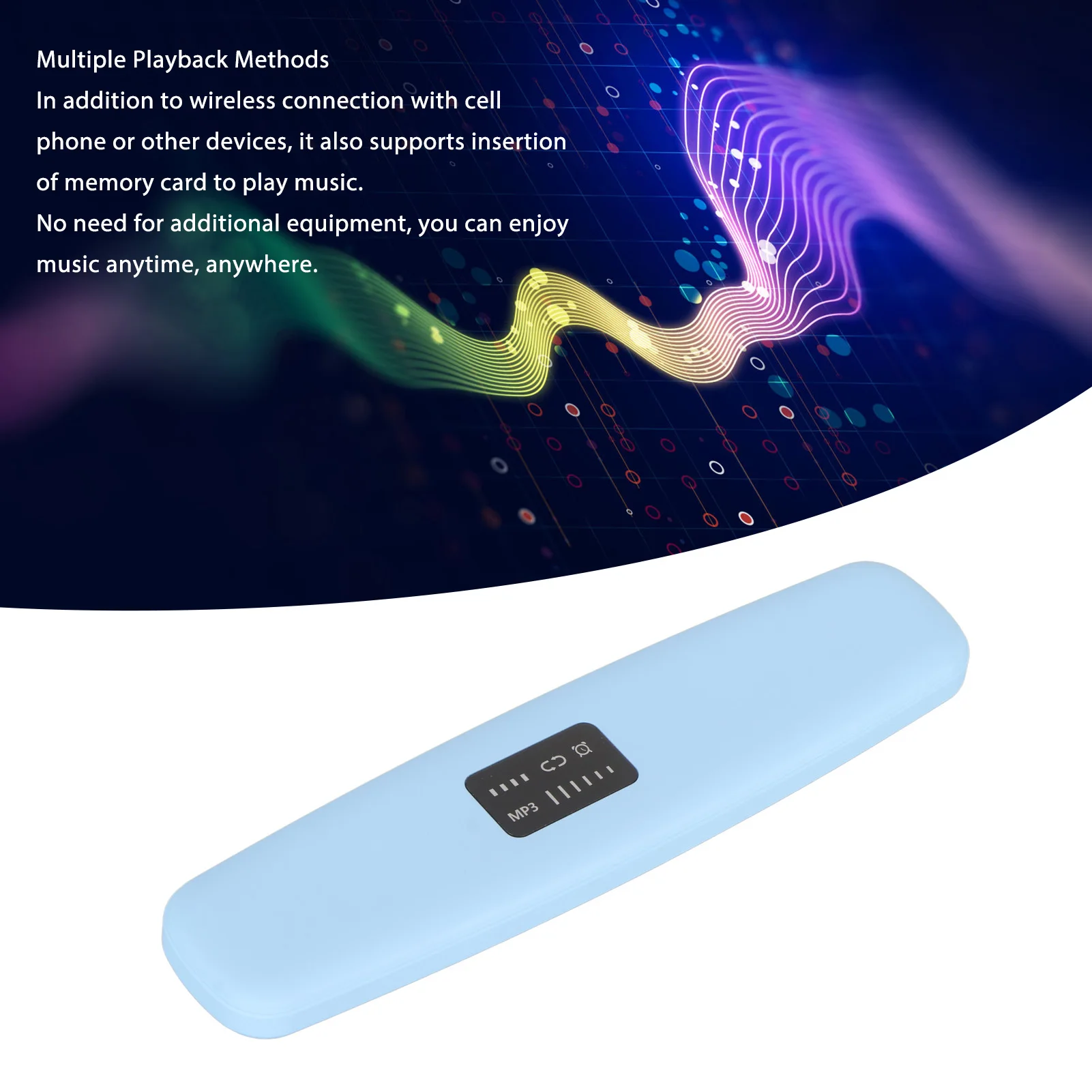 

Беспроводная Bluetooth-колонка для сна под подушку с костной проводимостью, стереобасами и функцией подключения под подушку