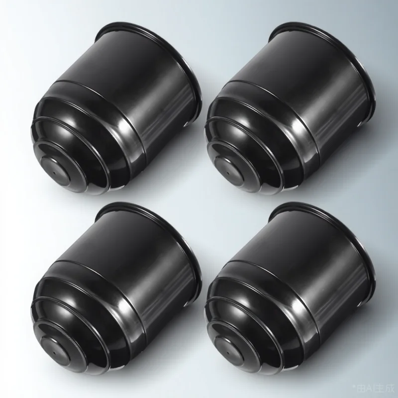 

4pcs Universal Towing Hitch Cover Trailer Ball Protective Cap With Locking Ring Corrosion Resistant Dirt Protection Durable