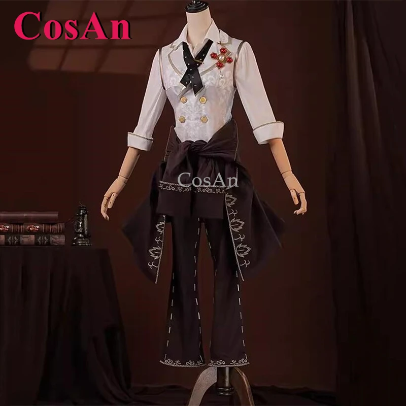 

Костюмы для косплея CosAn Game Identity V: Лука Бальза/Заключенный, модная униформа для выпускного дня, одежда для ролевых игр на Хэллоуин