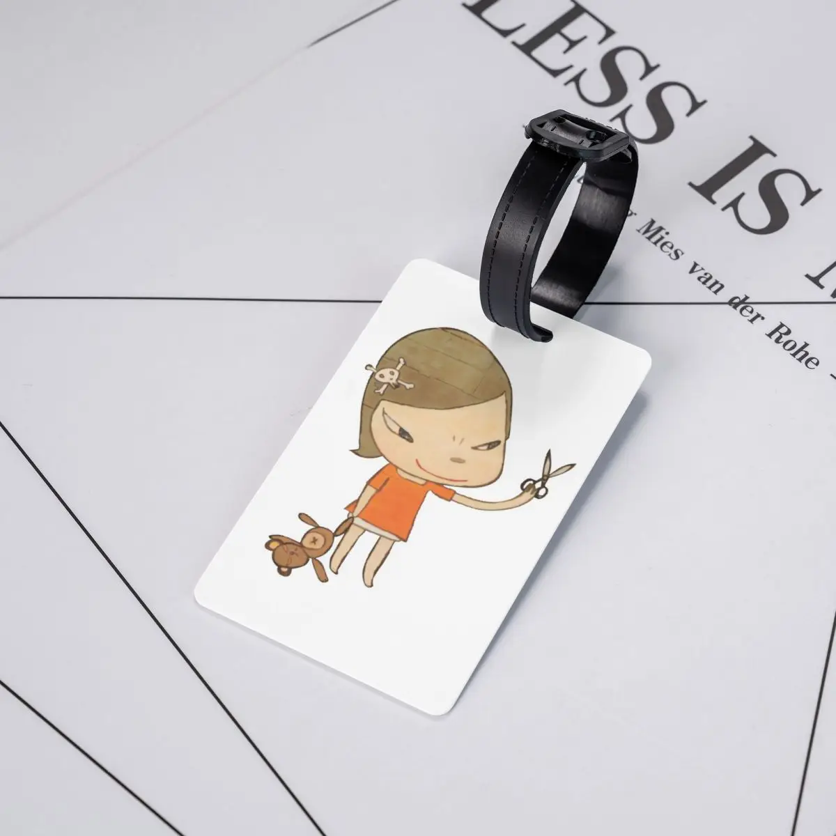 

Бирки для багажа Yoshitomo Nara: аксессуары для чемоданов, идентификационные бирки для путешествий, держатели для багажа с местом для имени и адреса