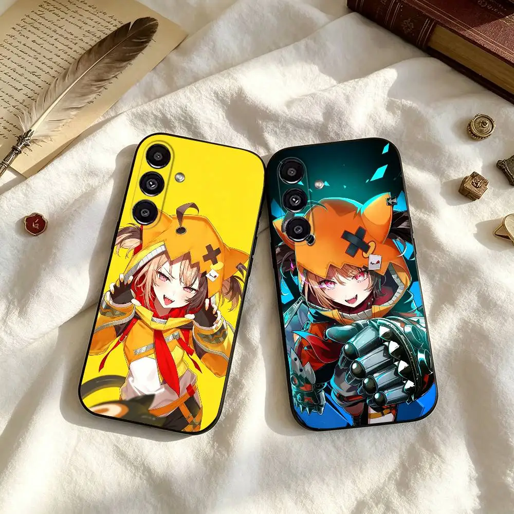 Gigi Murin hololive Phone Case Black Silicone Soft For Samsung Galaxy A73,A72,A71,A70,A53,A52,A51