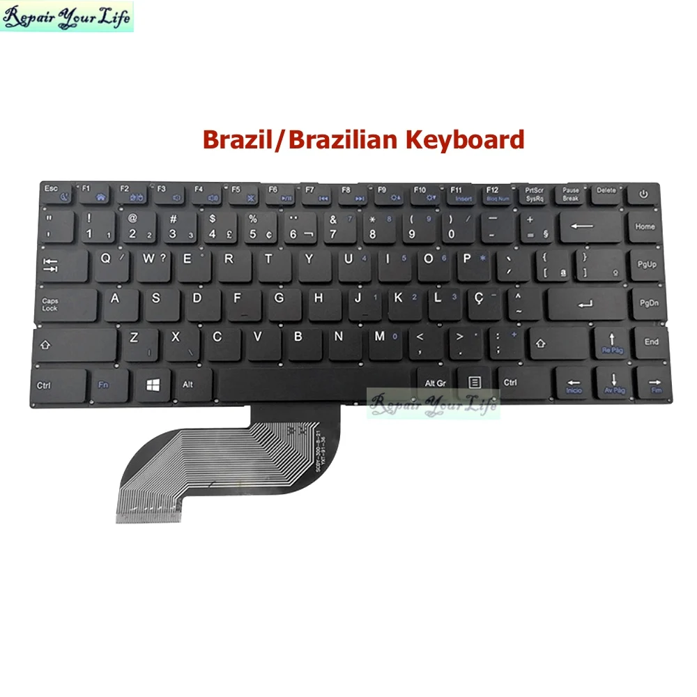 SP/LA hiszpańska łacińska PT-BR brazylijska klawiatura dla Ghia Libero LV14CPP hiszpania brazylia portugalski SCDY-300-8-21 YXT-91-36 CM1403-AK