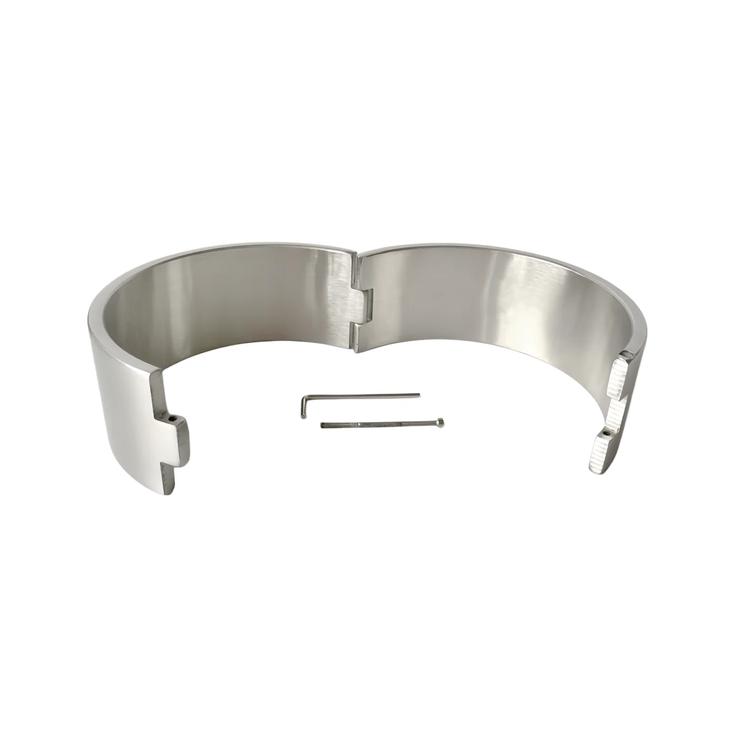 Height 6cm/4cm Stainless Steel Slave Choker Necklace Fetish Wear Woman Jewelry Women Necklace view 5