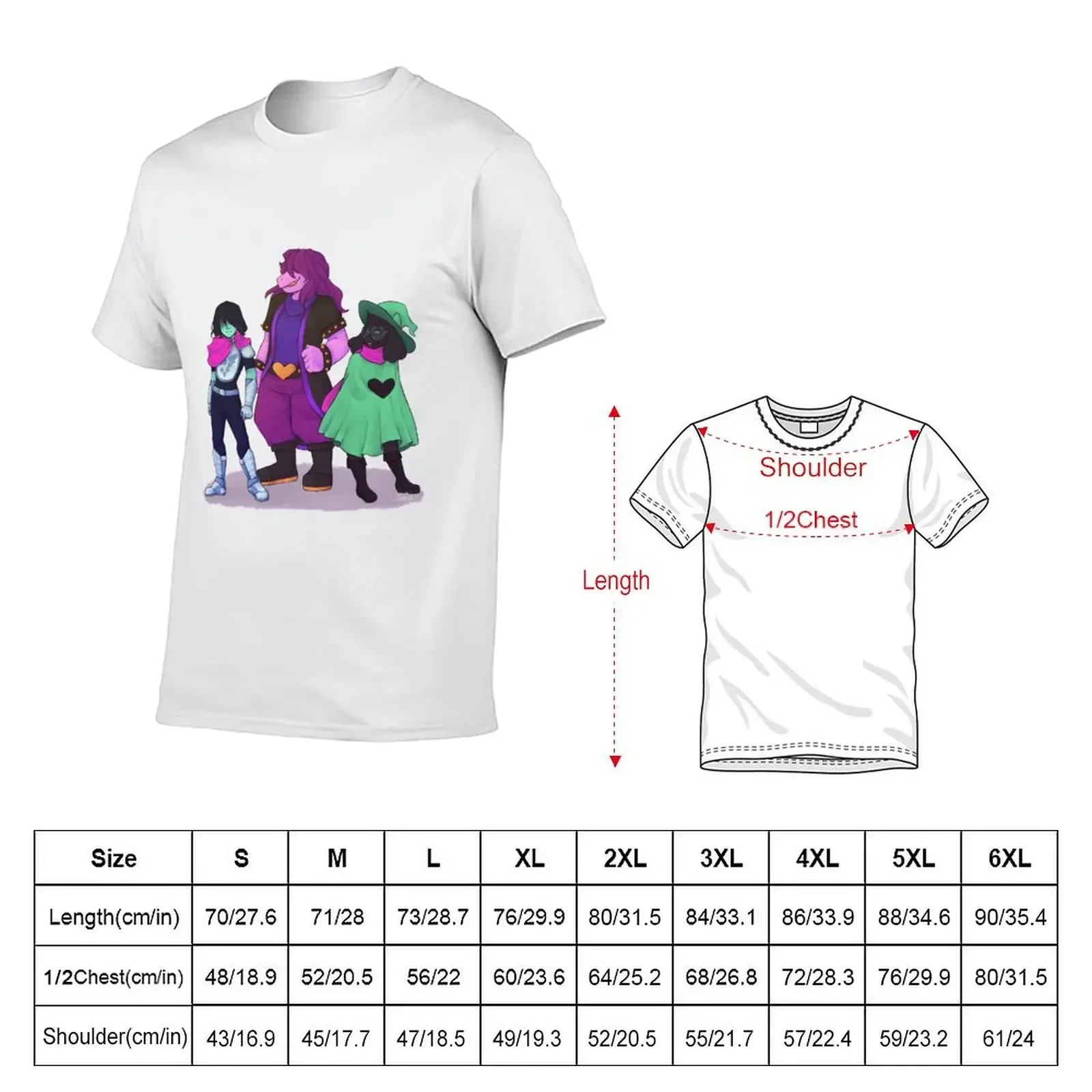 Kris Ralsei and Susie - Deltarune T-Shirt oversized custom shirt shirts graphic tee fitted t shirts for men