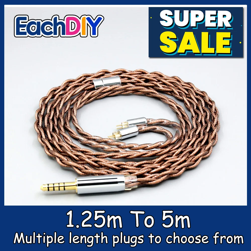 99% 24k Gold 7n Pure Silver Graphene Shield Earphone Cable For 0.78mm 2pin BA West W4r UM3X UM3RC JH13 High Step LN008516