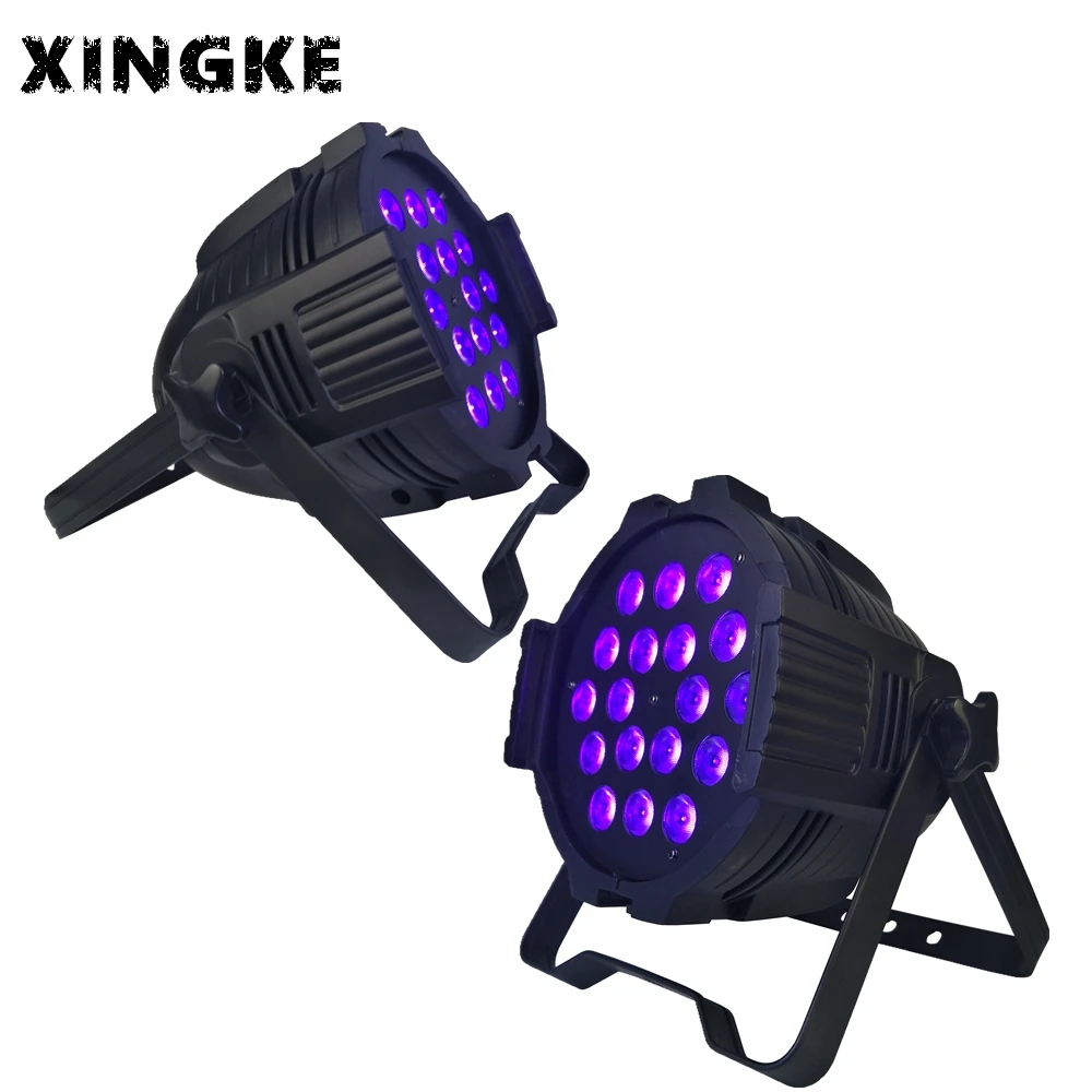 

2Pcs/Lot wholesale price dmx dj light zoom par 18x12w rgbw uv led par light for church theater