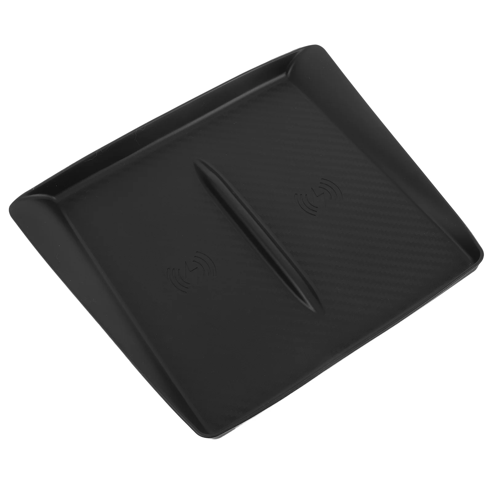 Silicone Pad for Car Accessories Black Wireless Charging AntiSlip Console Mat Phone Holder Y Interior Decor Car
