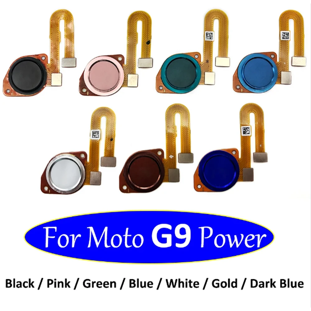 Fingerprint Sensor For Motorola Moto G9 Plus / G9 Power Scanner Touch ID Home Button Return Flex Cable Ribbon