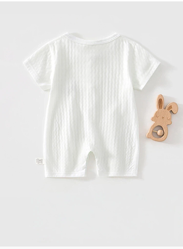 Summer Baby Jumpsuit Cotton Short Sleeve Jumpsuit for Newborn Garment Thin Air Conditioned Infant Romper for Boys and Girls