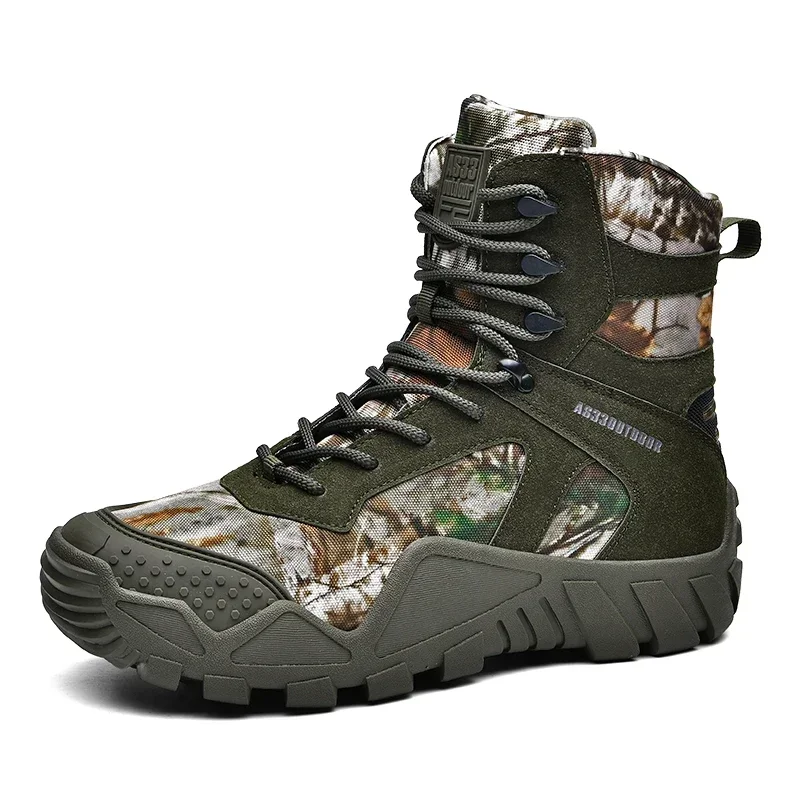 Men's Boots Combat Tactical Boots Men Camouflage Shoes Outdoor Work Shoes Special Force Desert Motocycle Boots Men Ankle Shoes