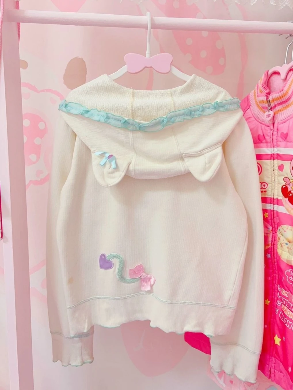 เสื้อฮู้ดสไตล์ญี่ปุ่นน่ารัก พิ - Vintage Zip Hoodie บทวิจารณ์และราคา