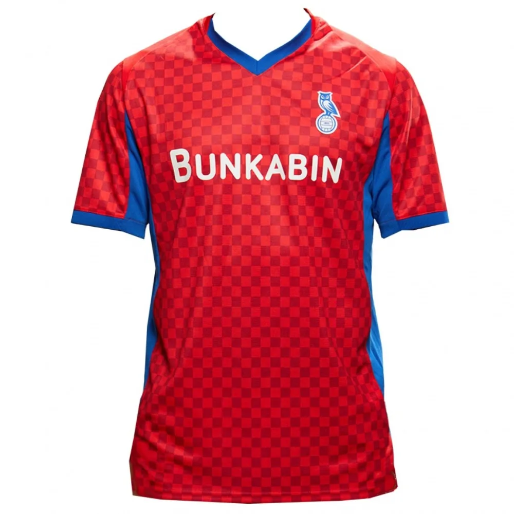 25-26 Oldham Athletic AFC Home and Away قمصان كرة القدم ثلاثية الأبعاد مطبوعة قصيرة الأكمام تي شيرت رياضي نفسها للبالغين والأطفال #2