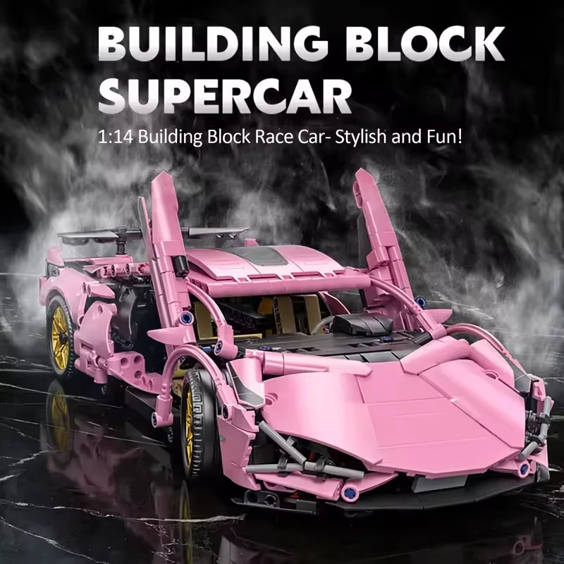 

Технический городской механический гоночный спортивный автомобиль 1314 шт. модель строительные блоки скоростной автомобиль суперкар кирпич DIY игрушка детский подарок на день рождения
