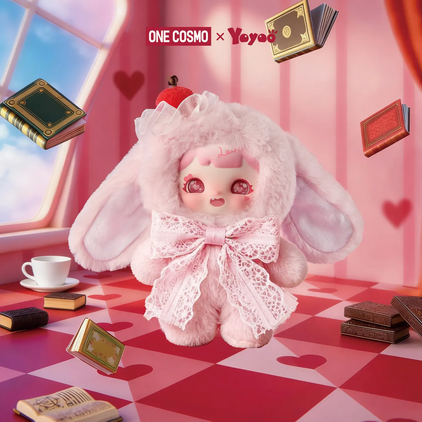 

YOYOO The Tea Party Srcret Series Blind Box Plush Anime Figure Mystery Bag Trendy Toy Kawaii Keychain Pendant Doll Surprise Gift