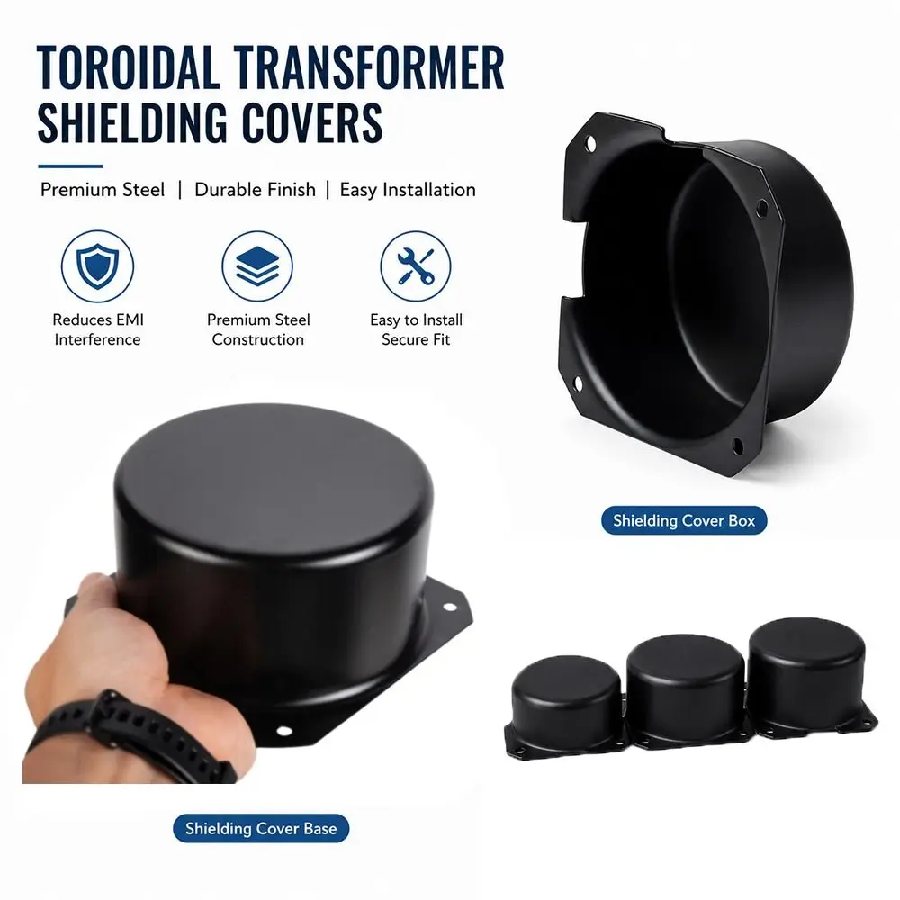 1Pcs T130 T140 T150 Toroidal Transformer Shield Cover Anti-interference Shield Audio Amplifier Screening Can