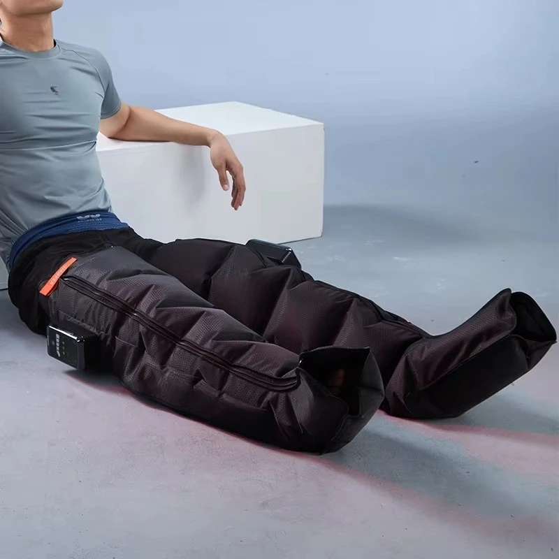 2026 New best-selling 5-chamber air pressure massager, compression recovery long leg foot massager