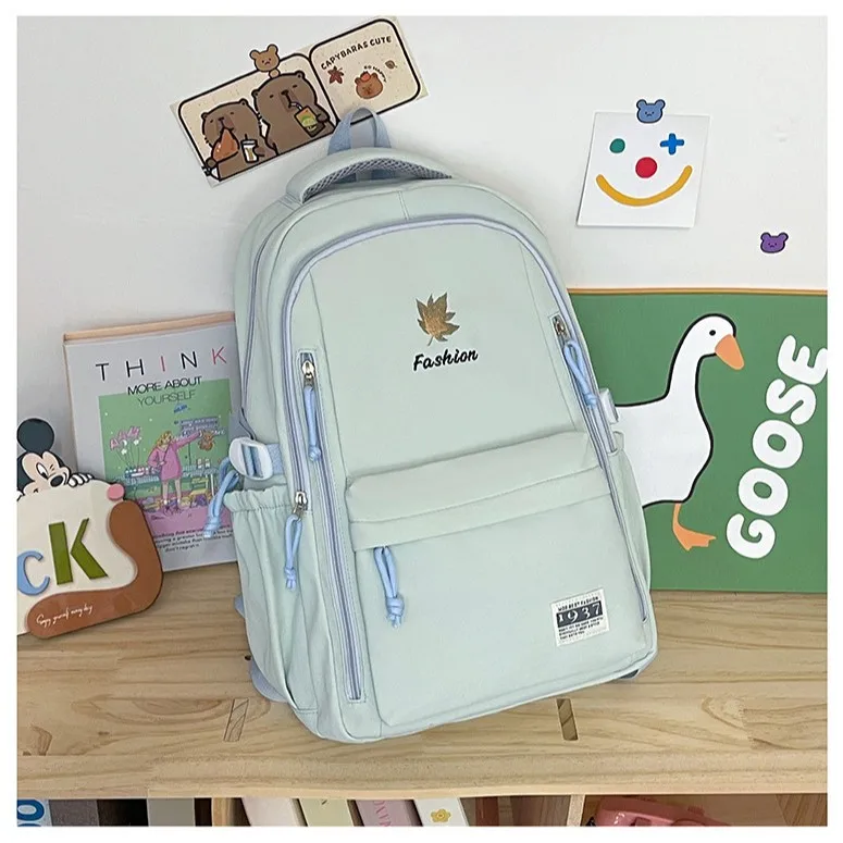 Girl School Bag Backpack Back Pack For Teenager Women Children Female Pink Schoolbag Primary High Bagpack Class Teens Child Kids